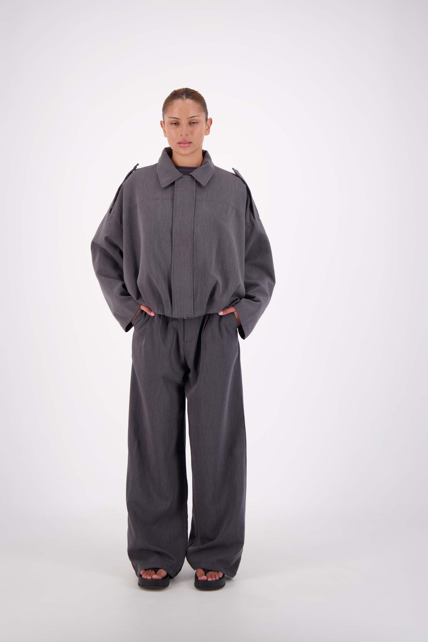 Gigi Bomber Steel Grey
