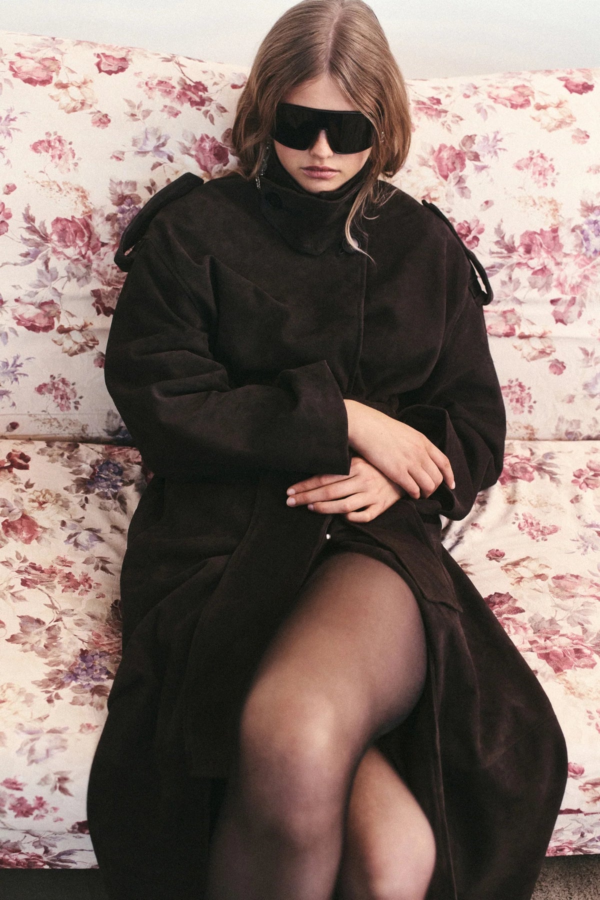 Minori Leather Trench Coat