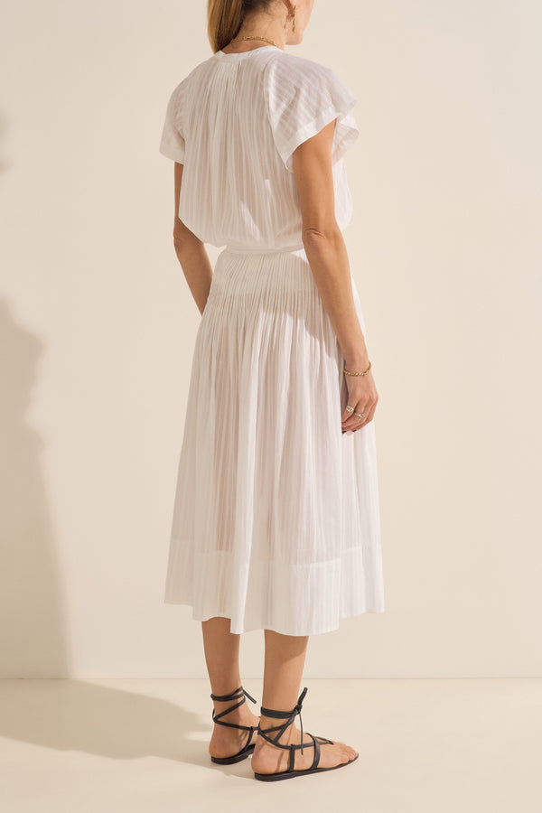 Zeus White Voile Top
