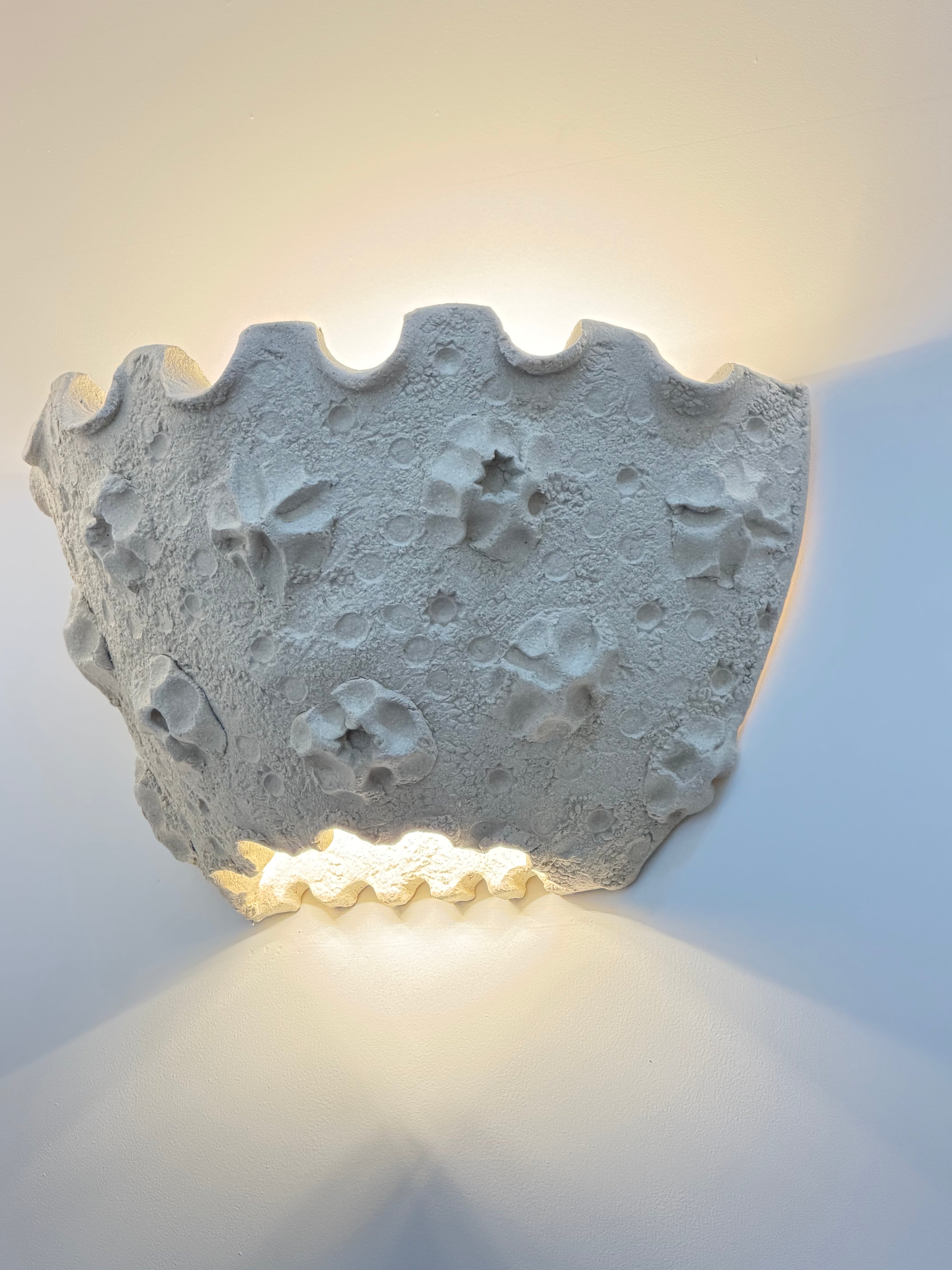 Ceramic Sconce Light Ivory