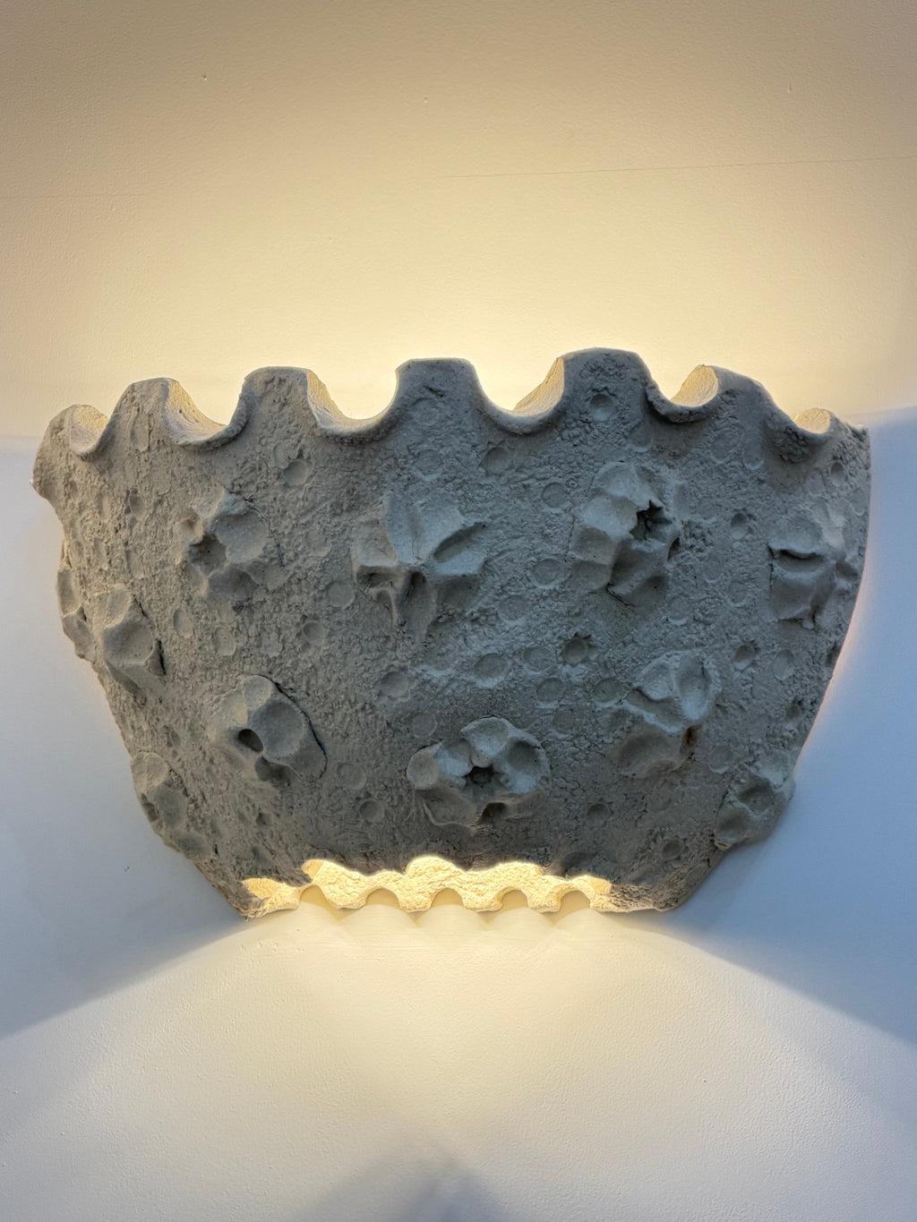 Ceramic Sconce Light Ivory