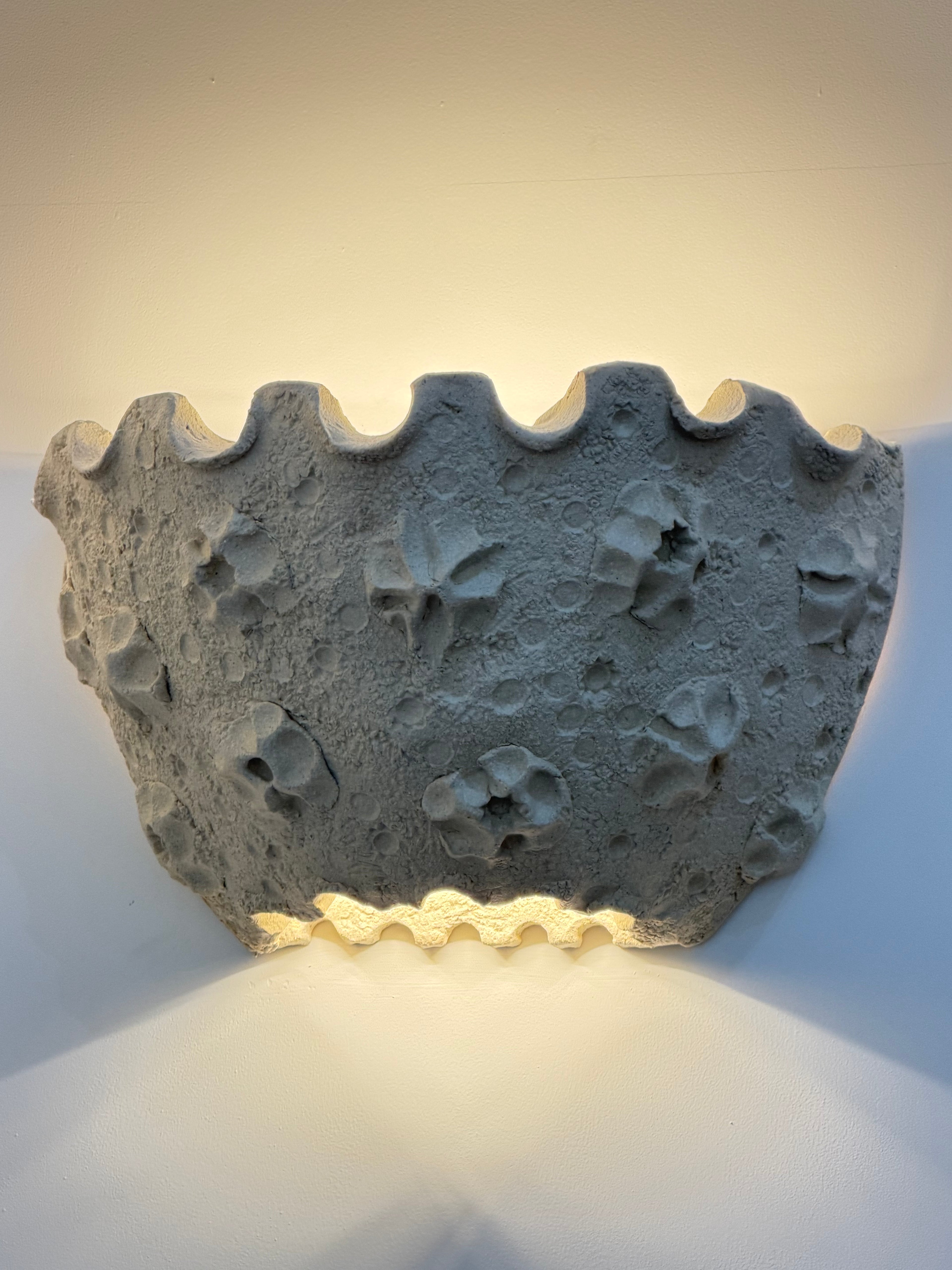 Ceramic Sconce Light Ivory