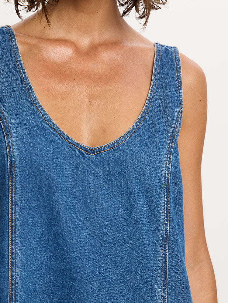 Ilaria Mini Dress Indigo