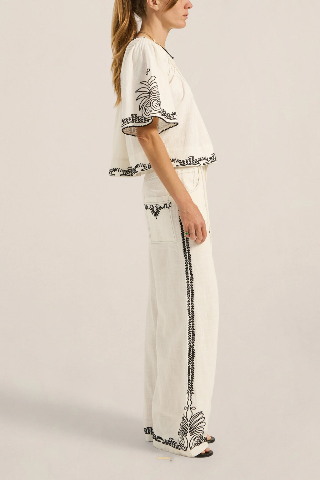 Calliope Dori Embroidery Top