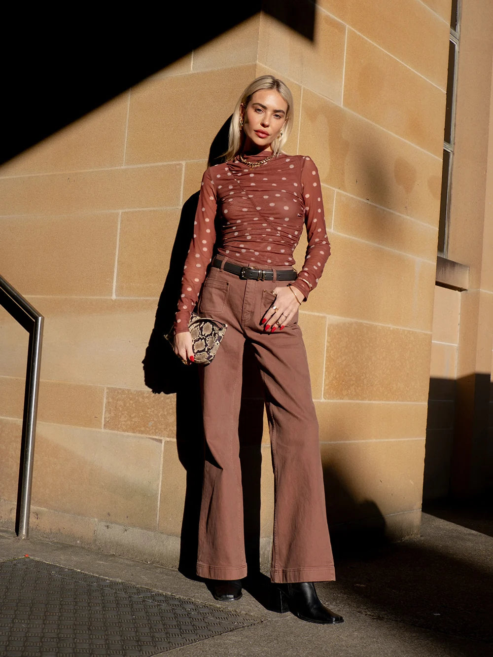 Edie Mesh Top