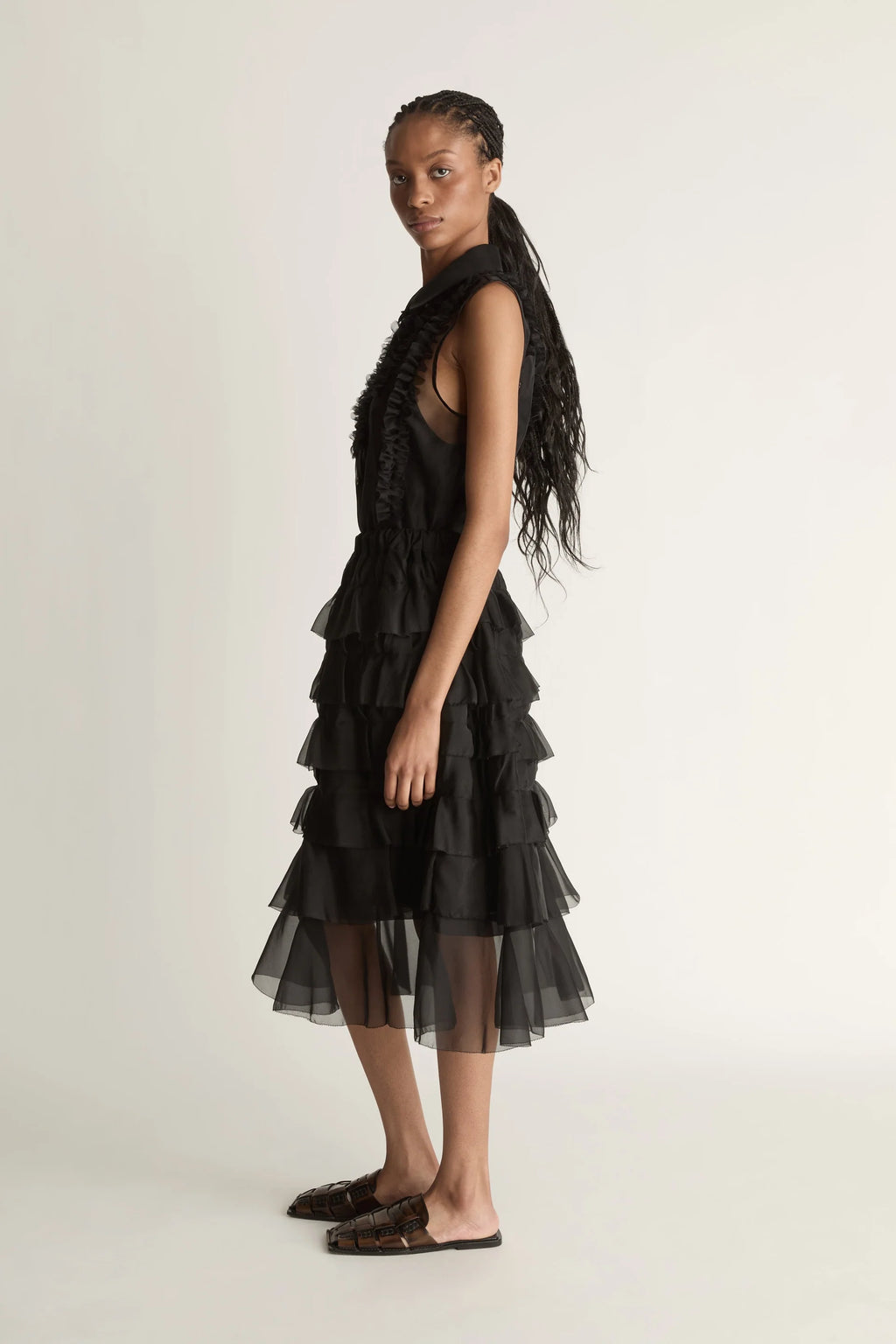 Innes Organza Ruffle Skirt