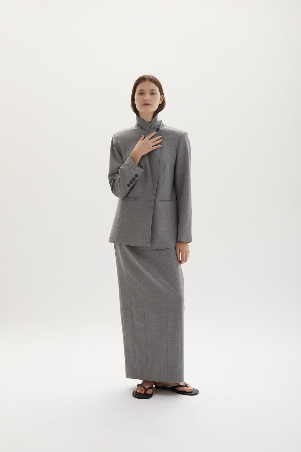 Kelli Maxi Dress Grey