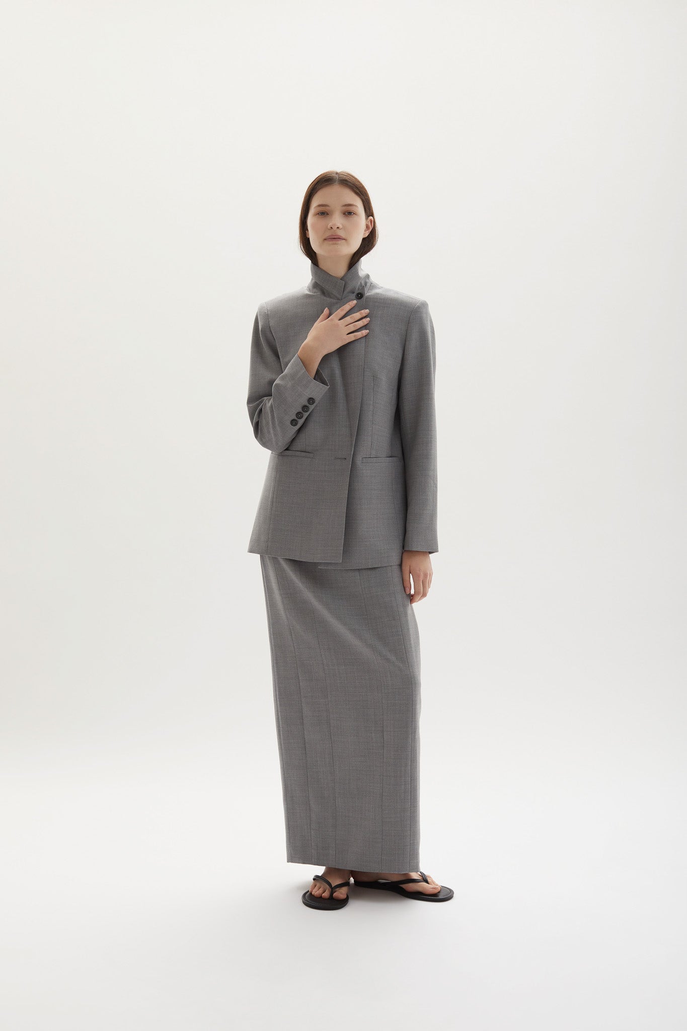 Kelli Maxi Dress Grey