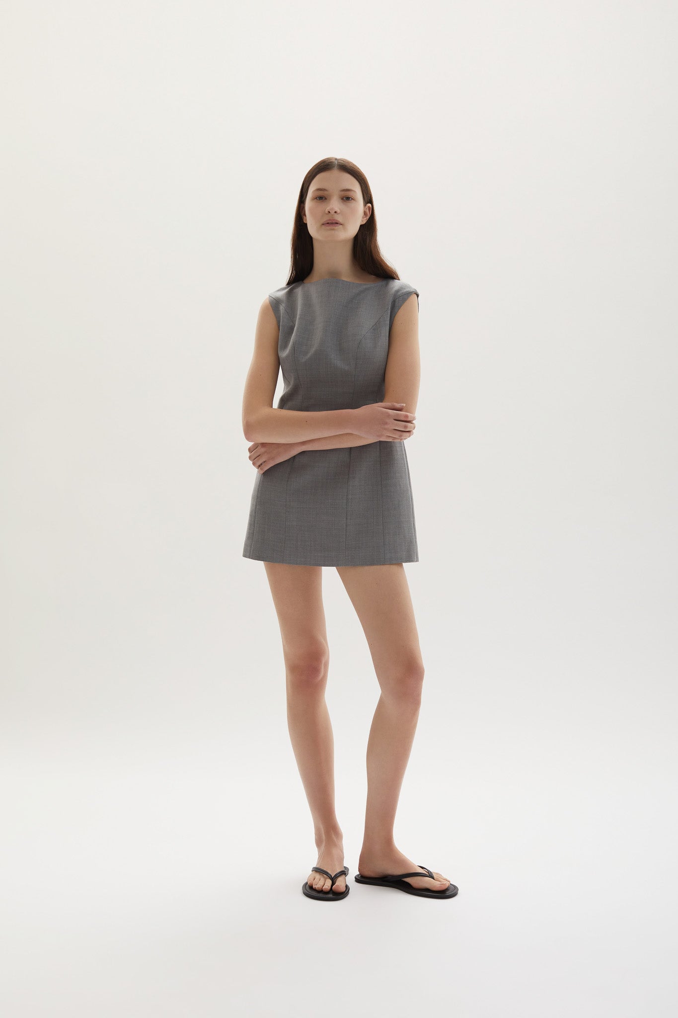 Kelli Mini Dress Grey
