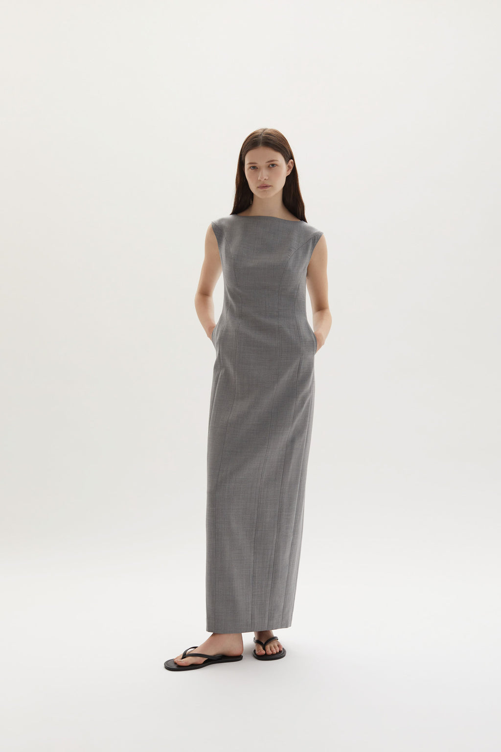 Kelli Maxi Dress Grey