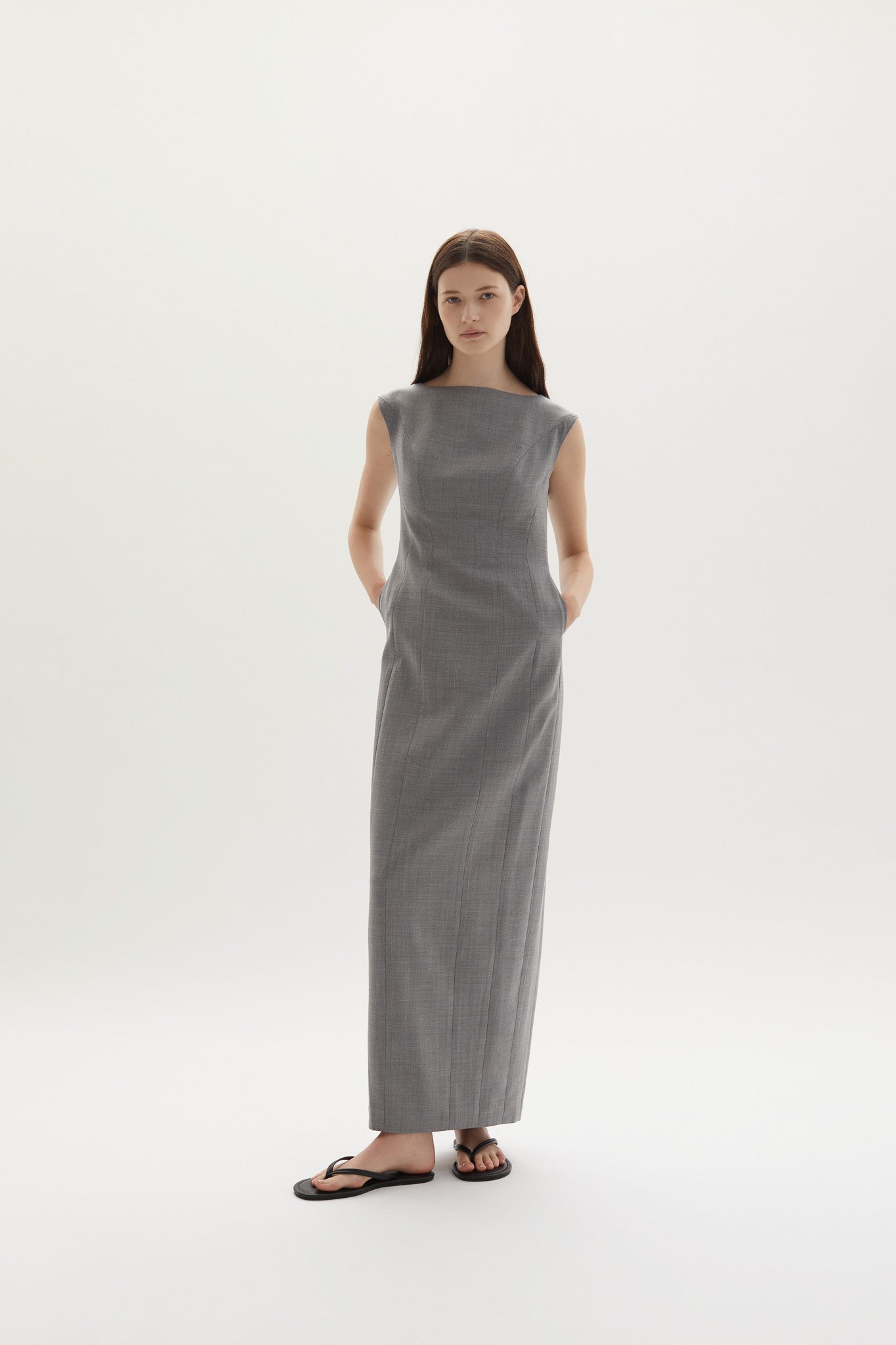 Kelli Maxi Dress Grey
