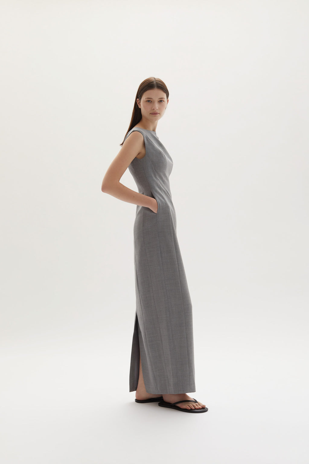 Kelli Maxi Dress Grey