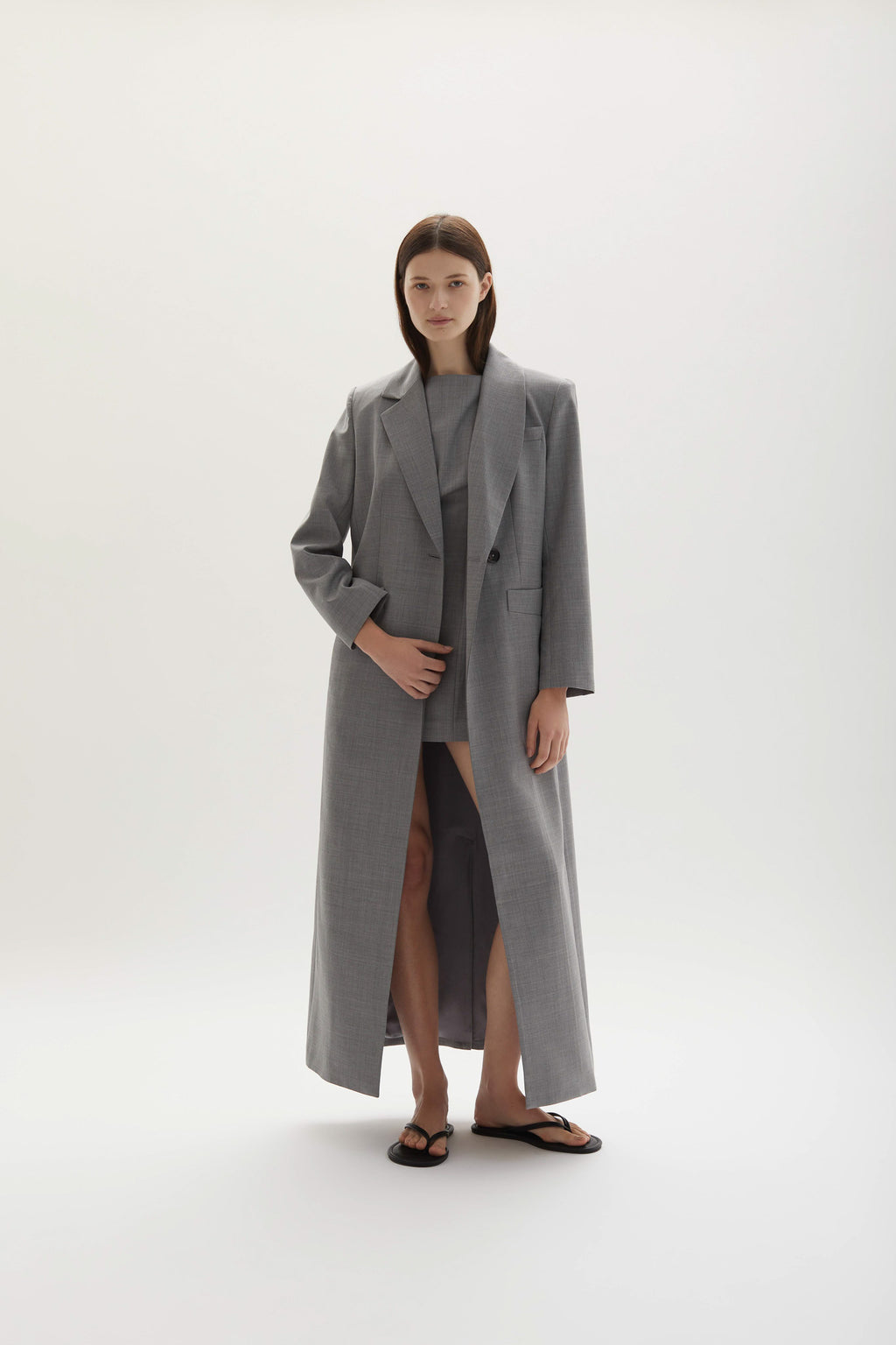Allora Overcoat Grey