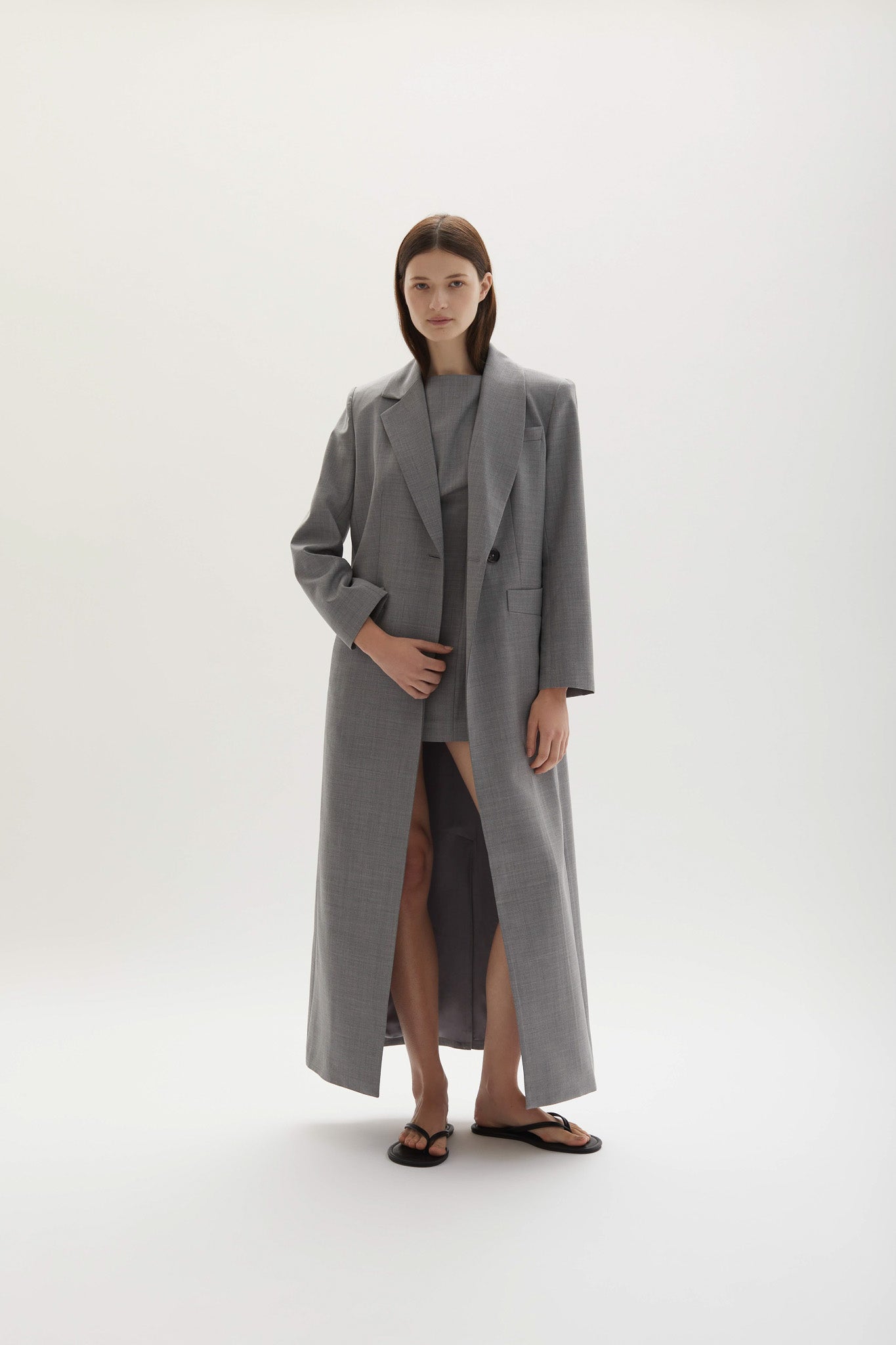 Allora Overcoat Grey