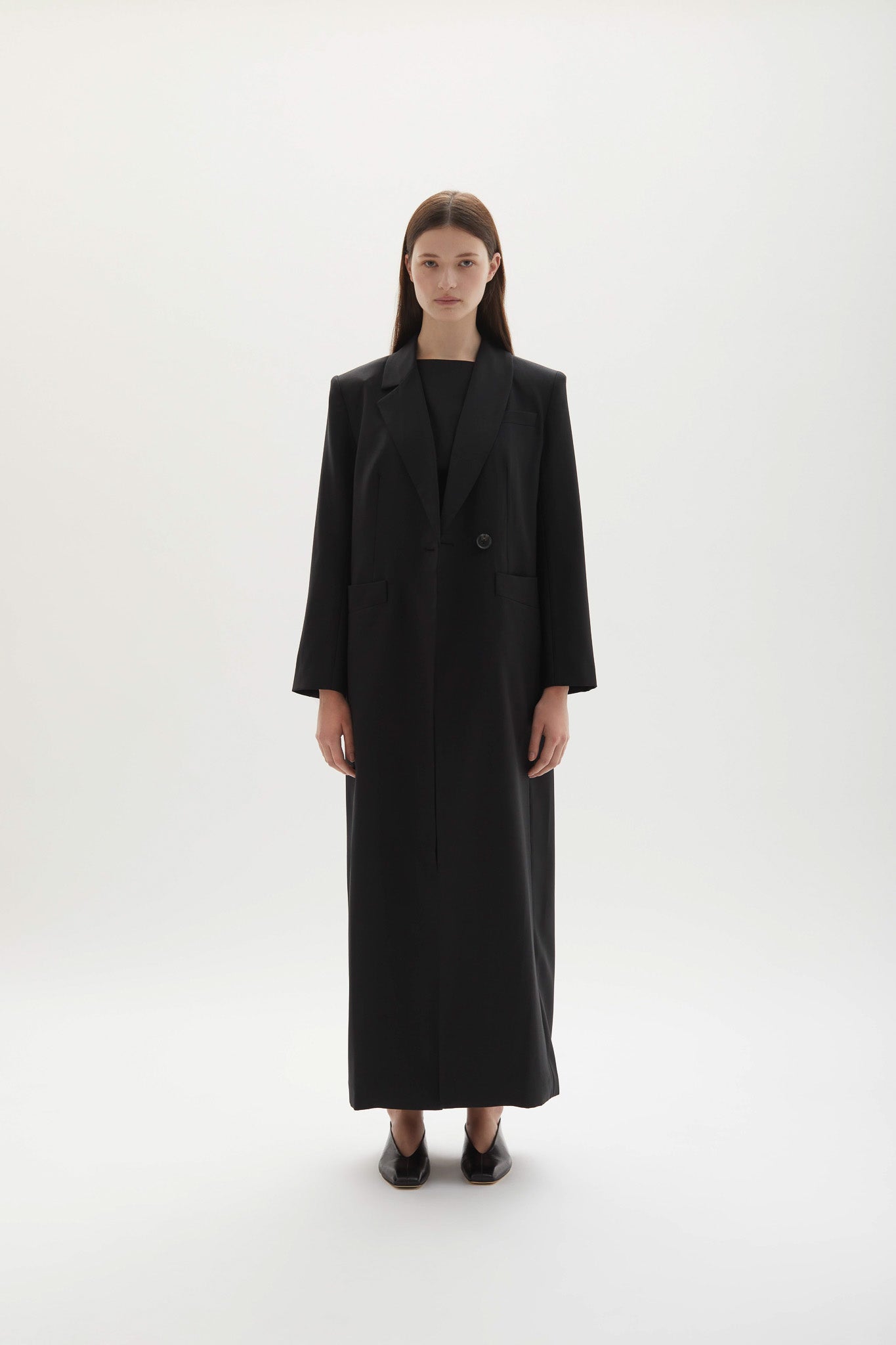 Allora Overcoat Black