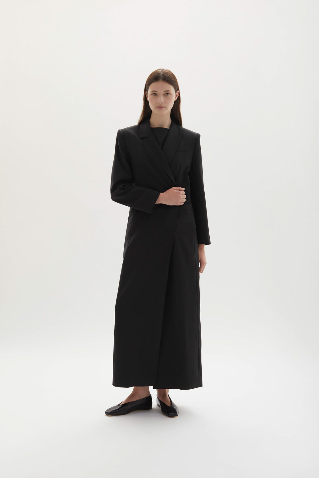Allora Overcoat Black