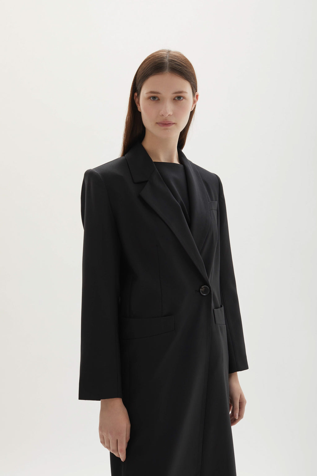 Allora Overcoat Black