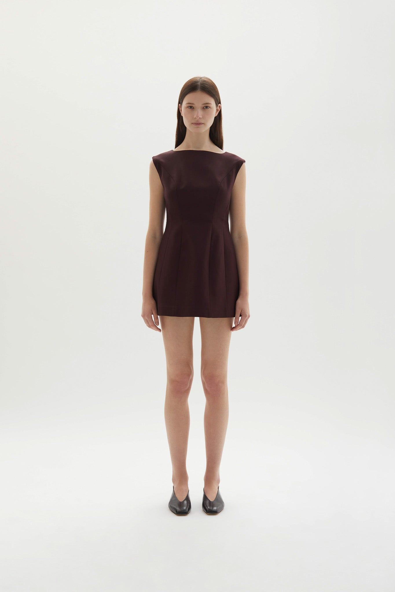 Kelli Mini Dress Plum