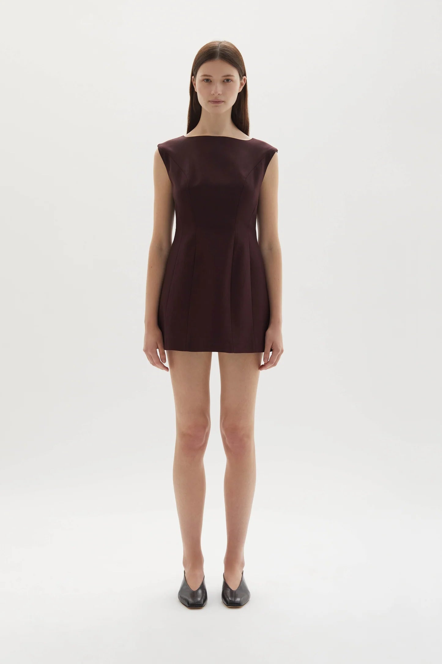 Kelli Mini Dress Plum