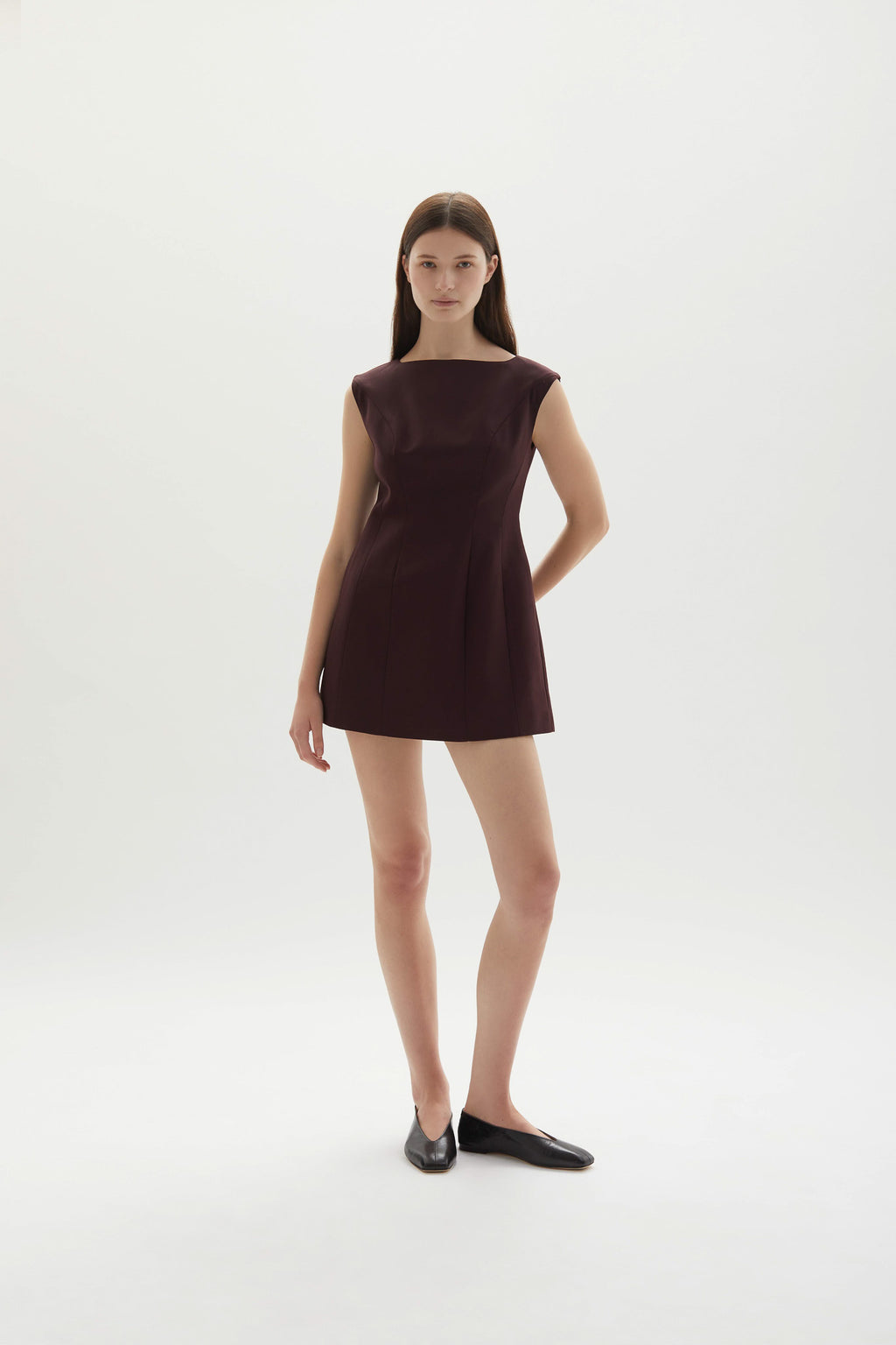 Kelli Mini Dress Plum