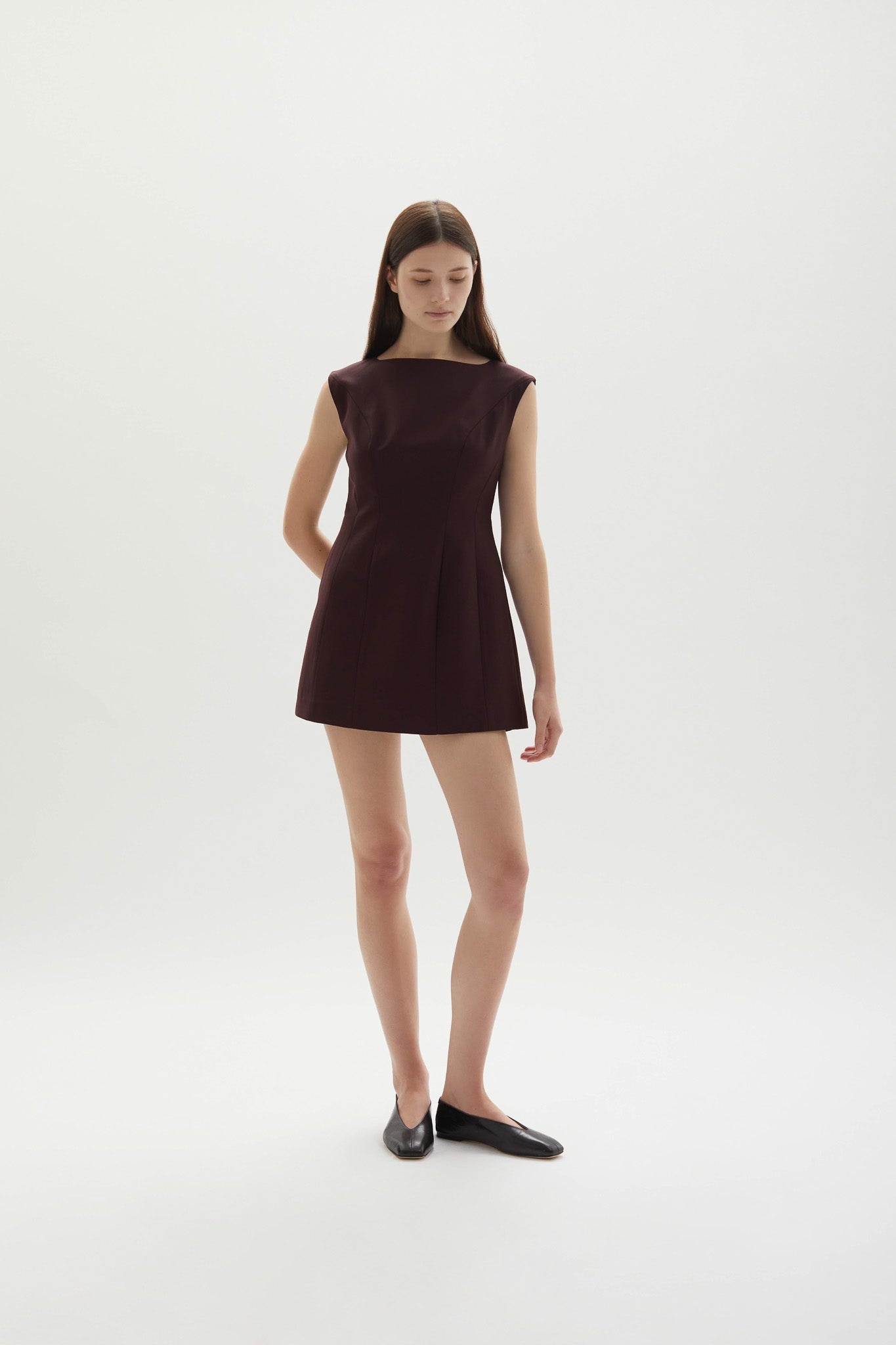 Kelli Mini Dress Plum