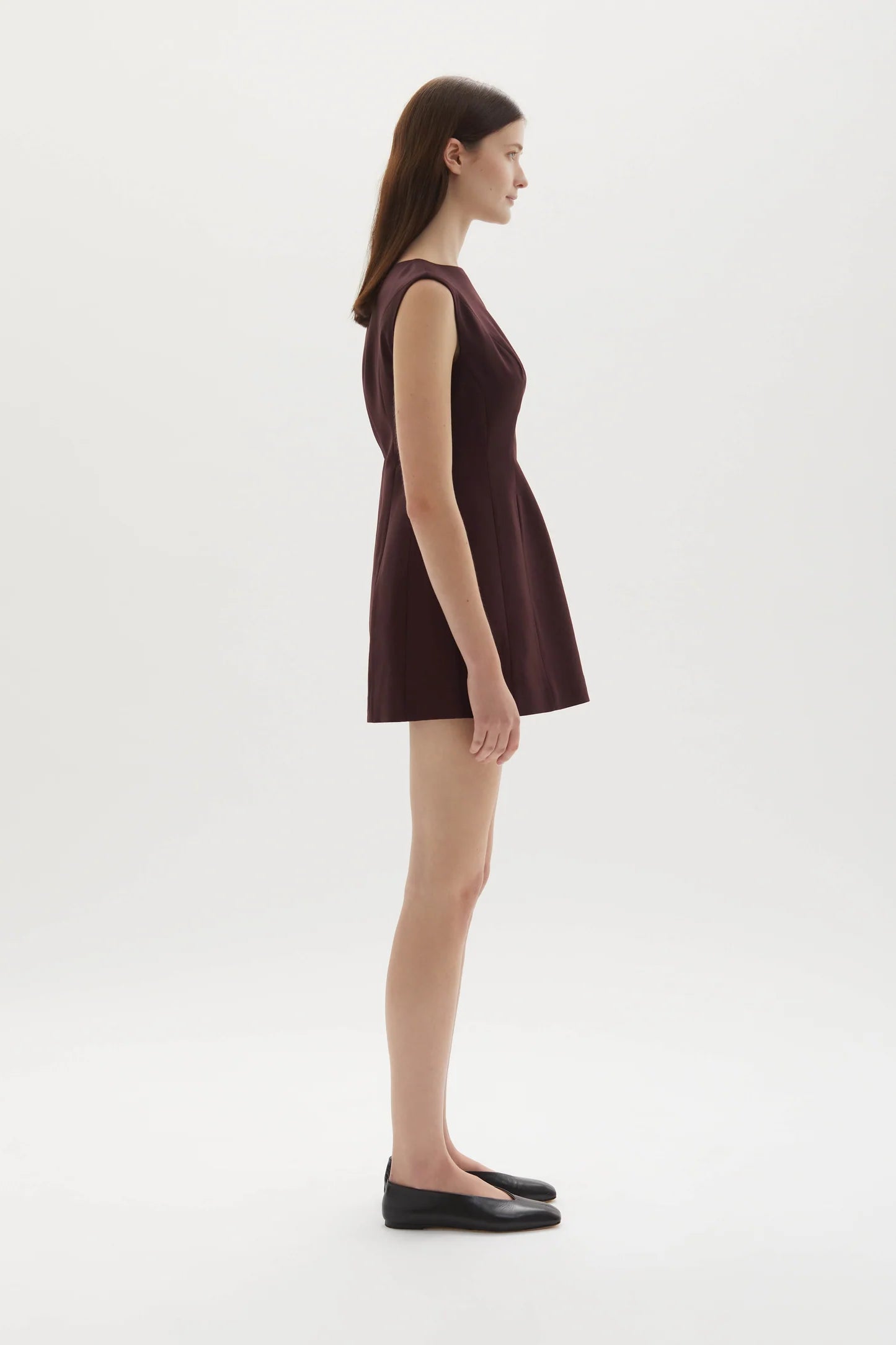 Kelli Mini Dress Plum
