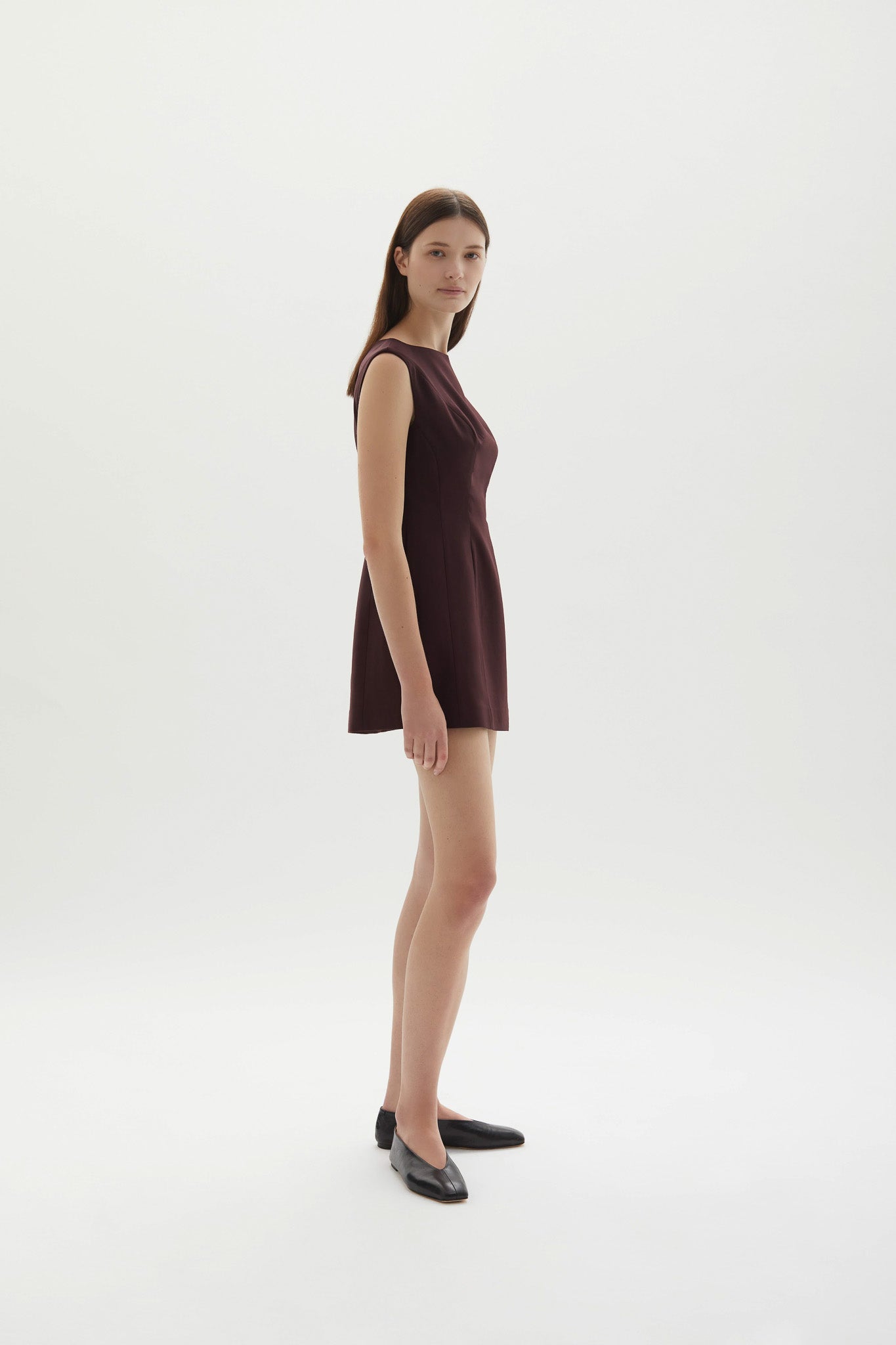 Kelli Mini Dress Plum