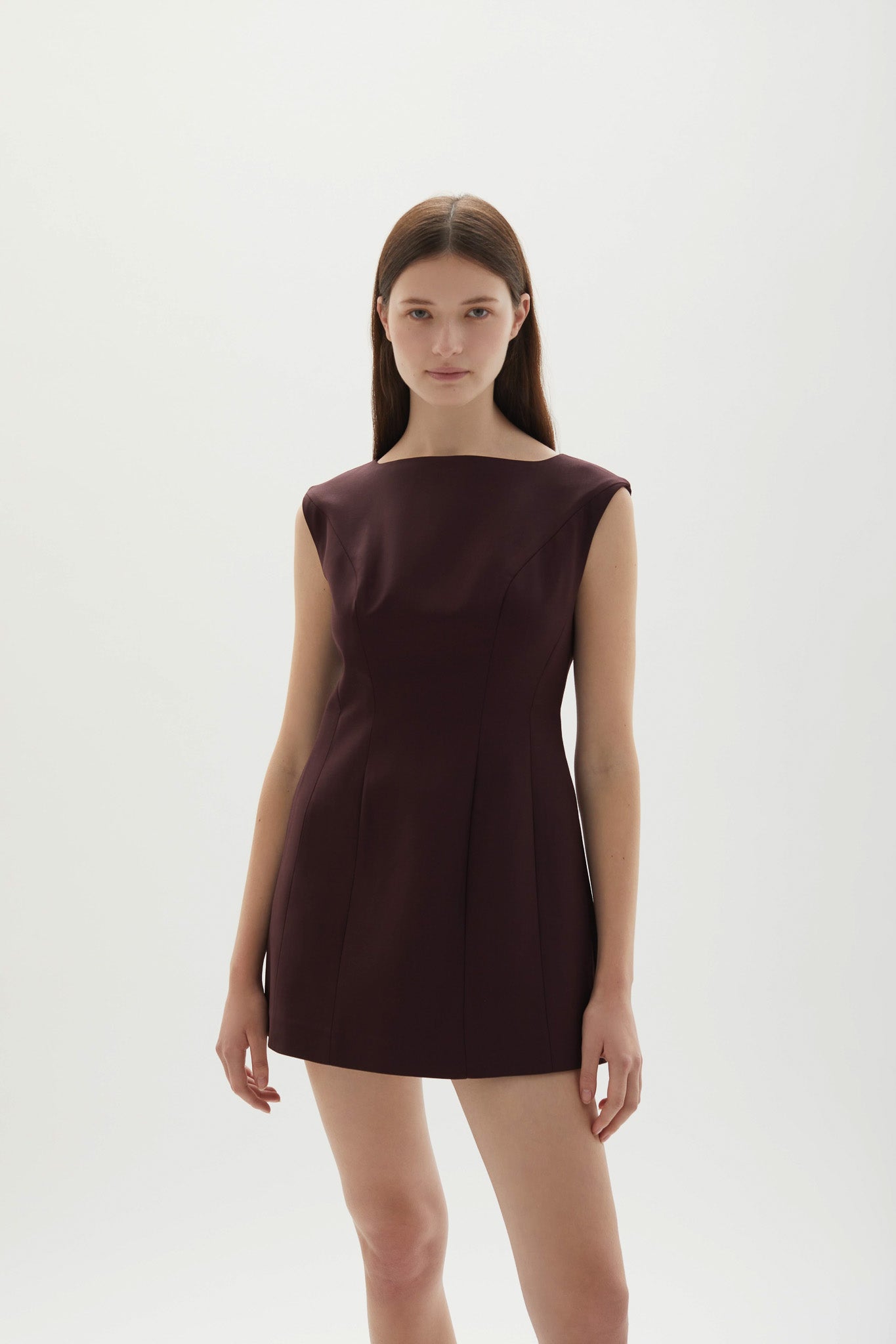 Kelli Mini Dress Plum