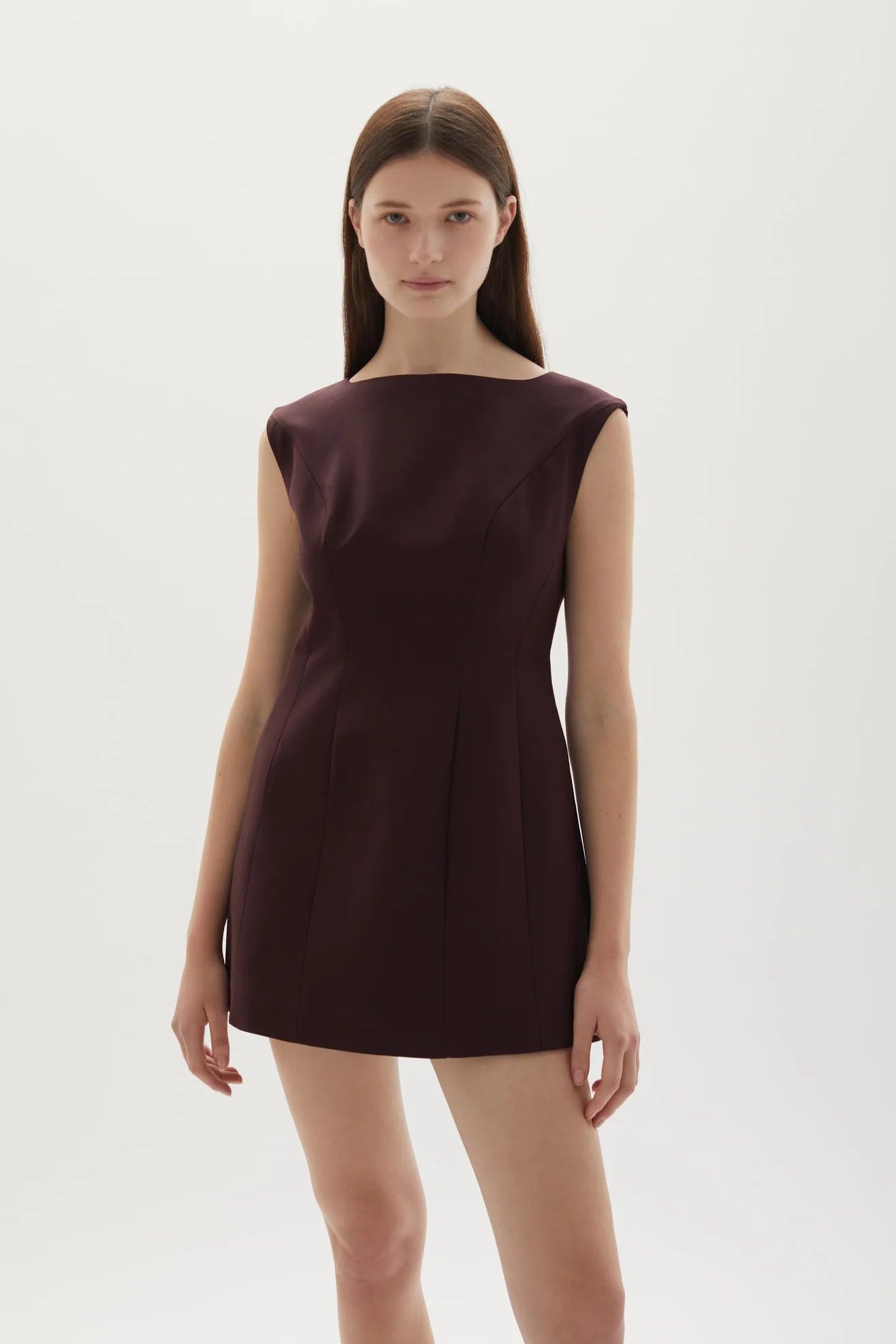 Kelli Mini Dress Plum