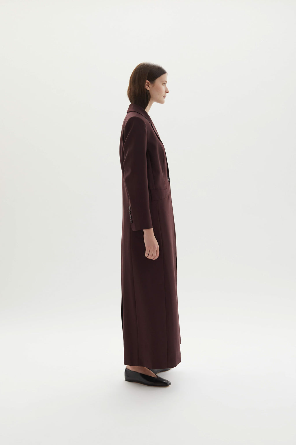 Allora Overcoat Plum