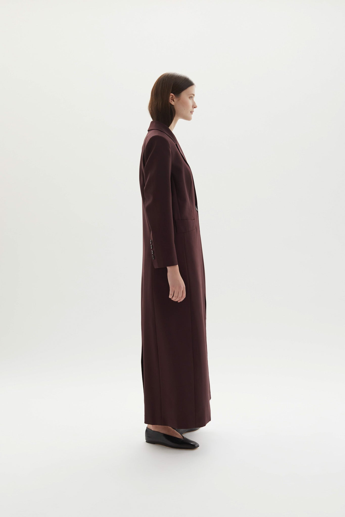 Allora Overcoat Plum
