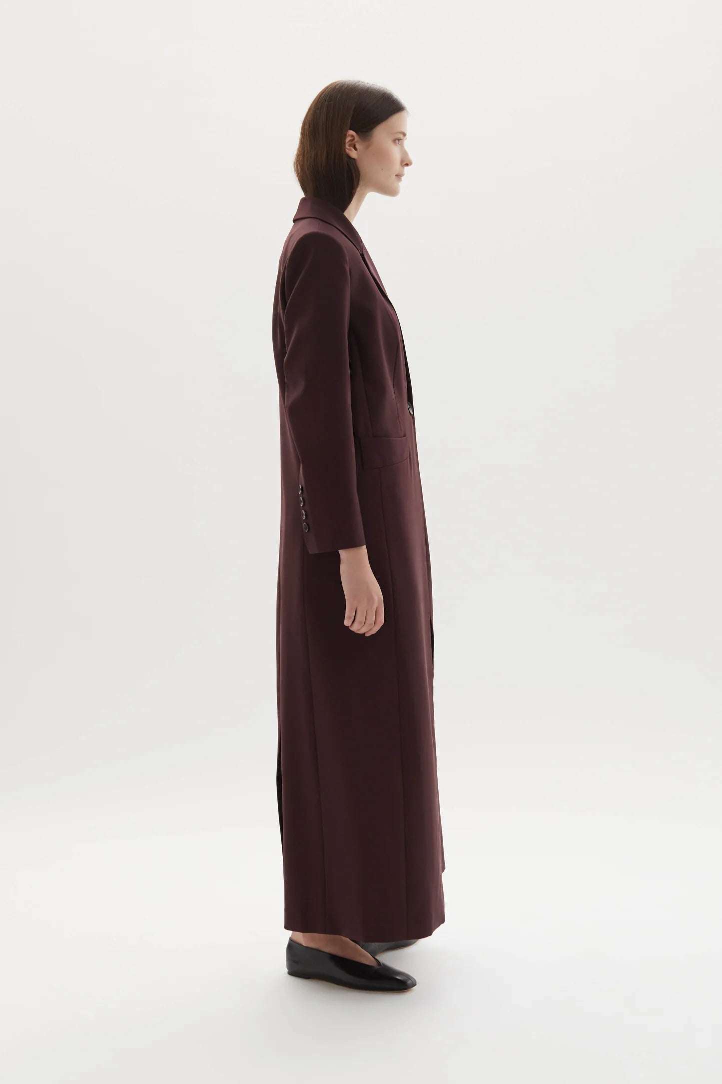 Allora Overcoat Plum