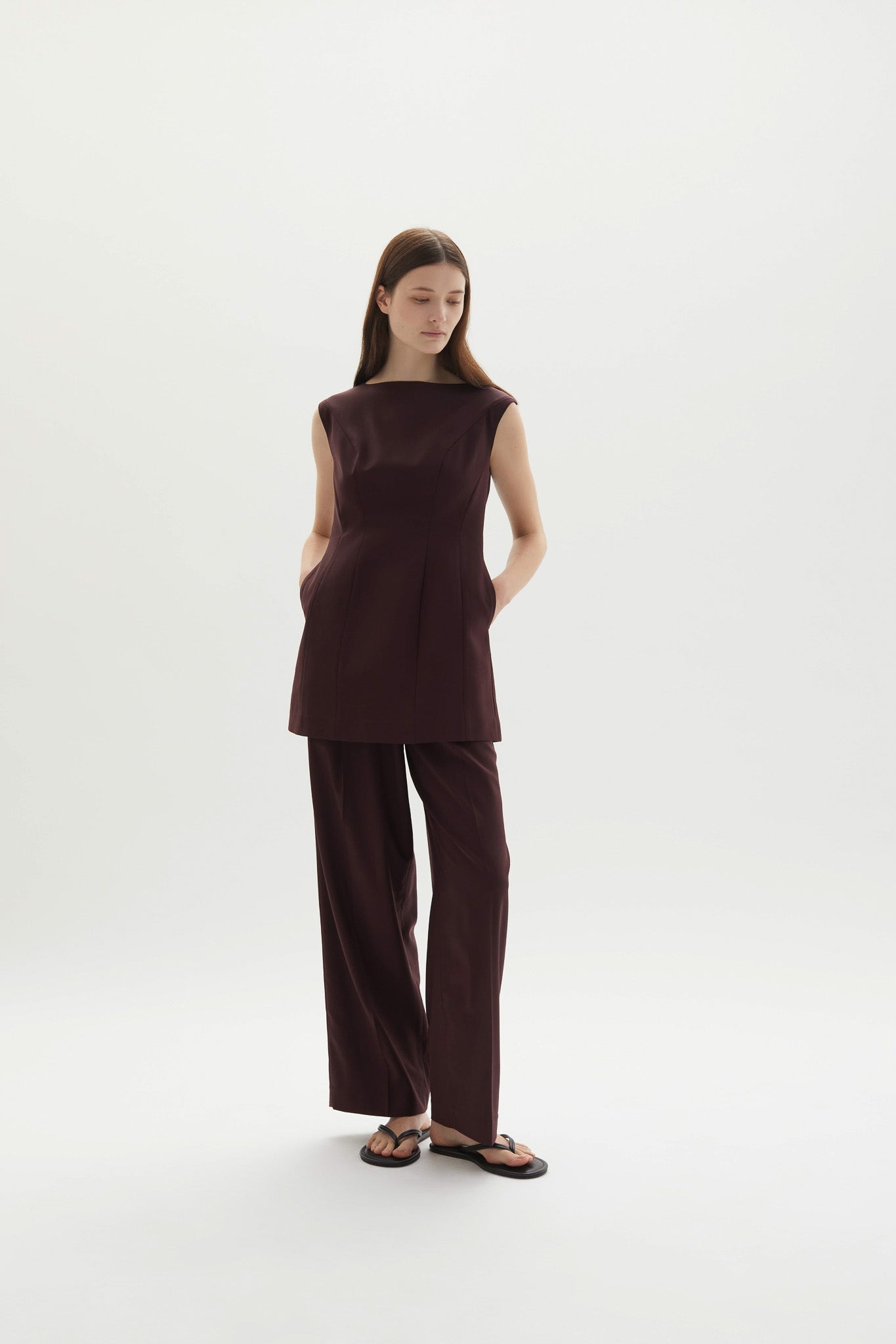 Kelli Mini Dress Plum