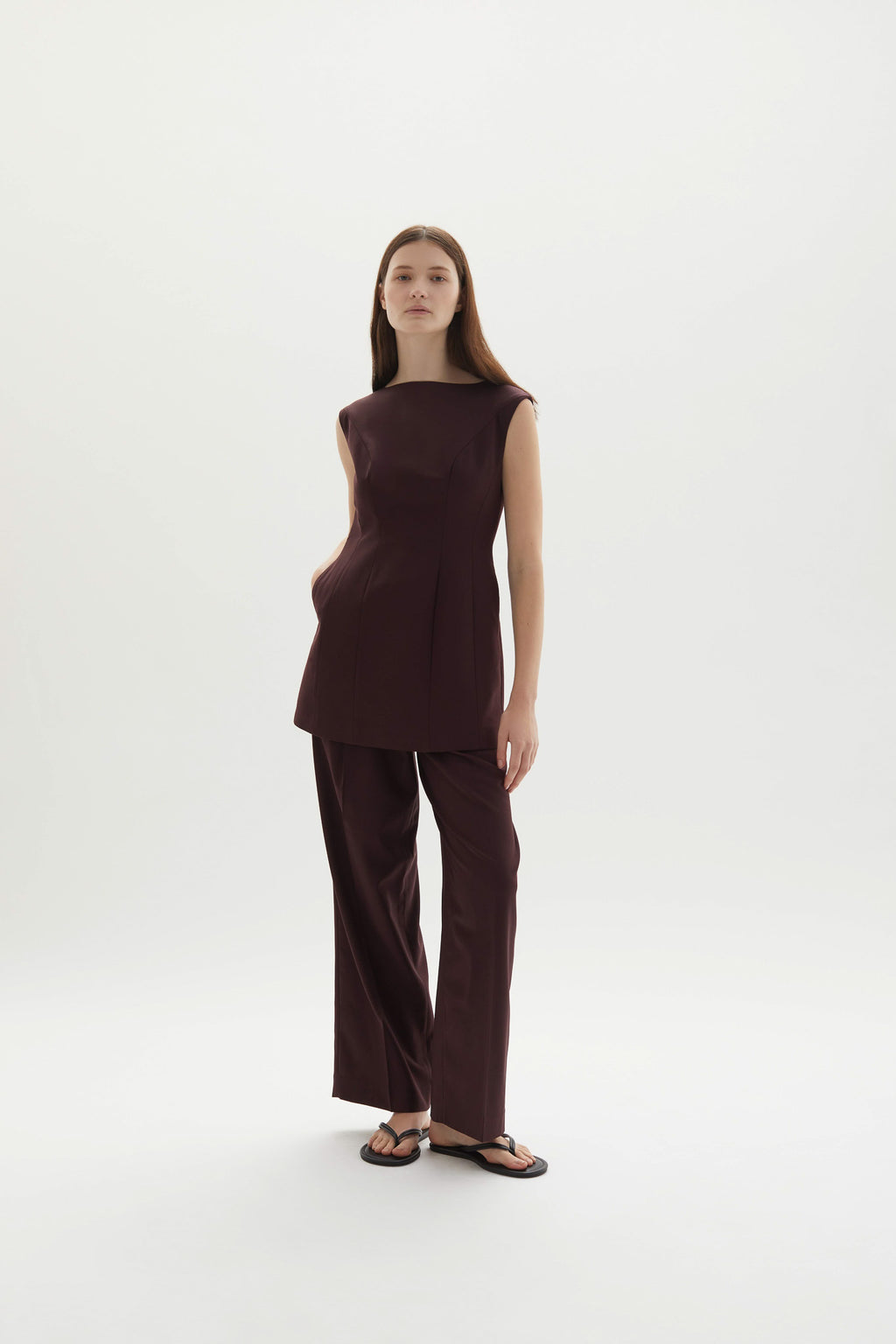 Kelli Mini Dress Plum