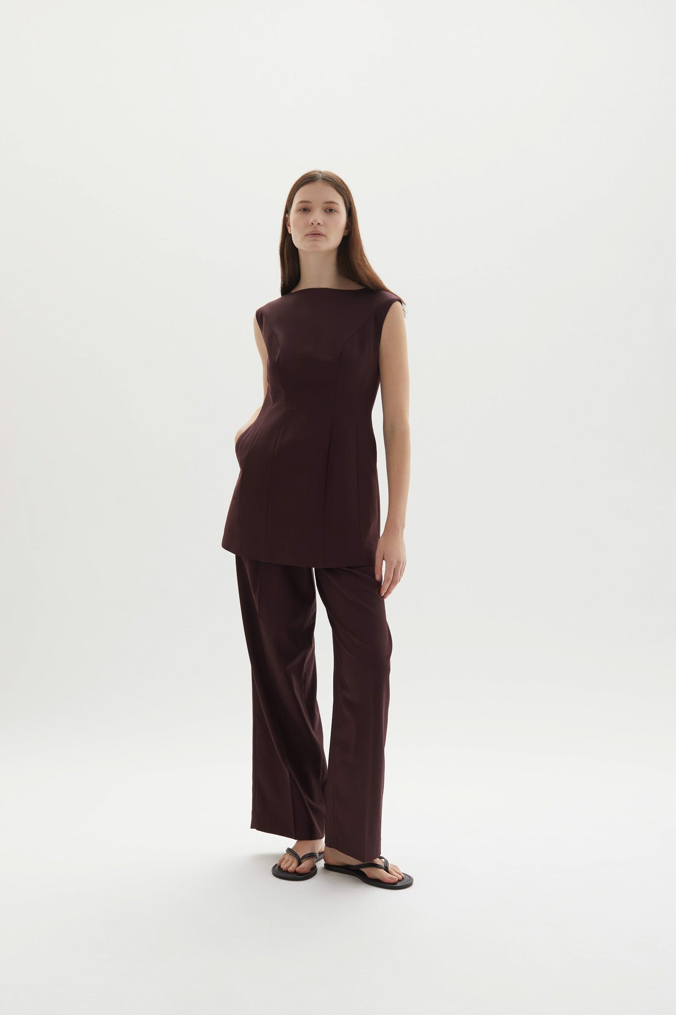 Kelli Mini Dress Plum
