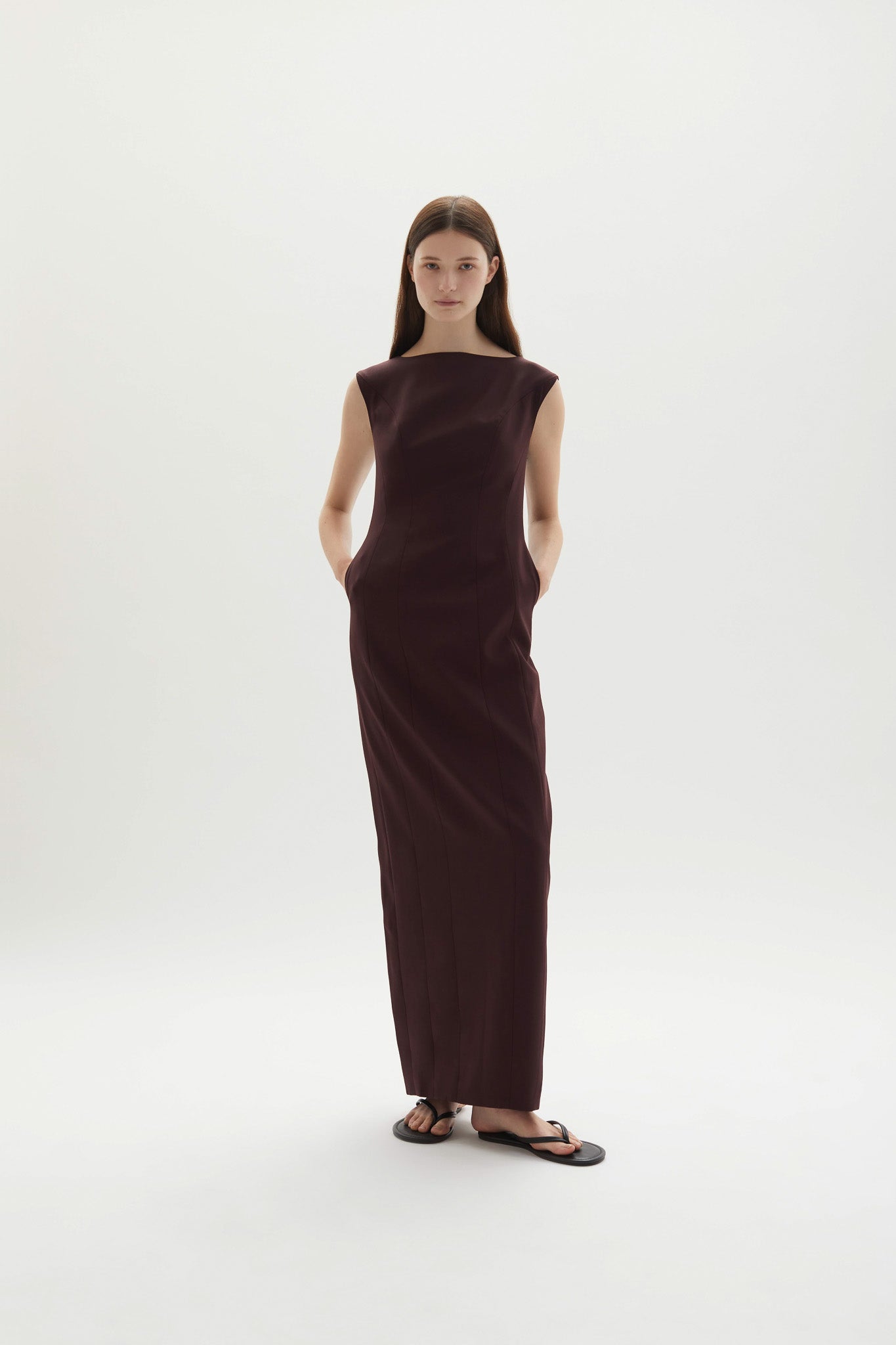 Kelli Maxi Dress Plum