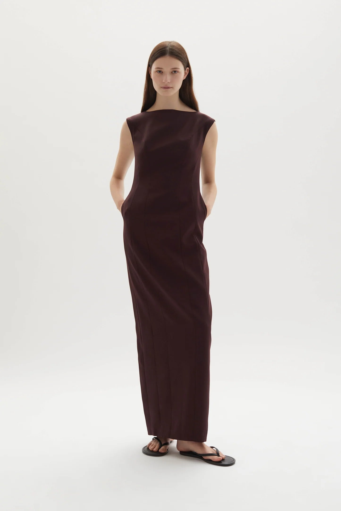 Kelli Maxi Dress Plum