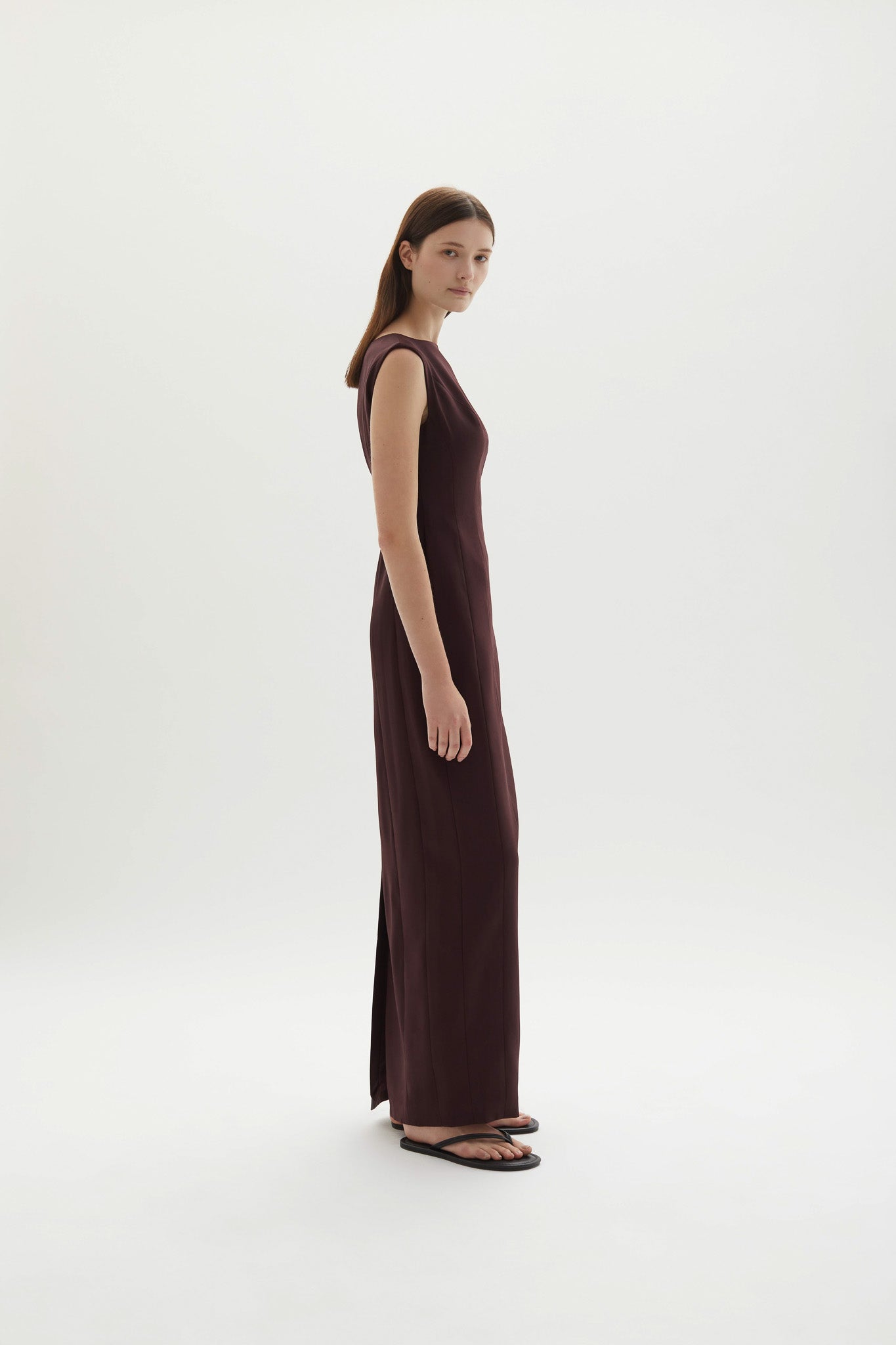 Kelli Maxi Dress Plum
