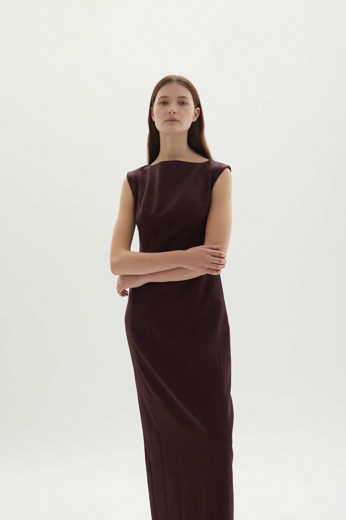 Kelli Maxi Dress Plum