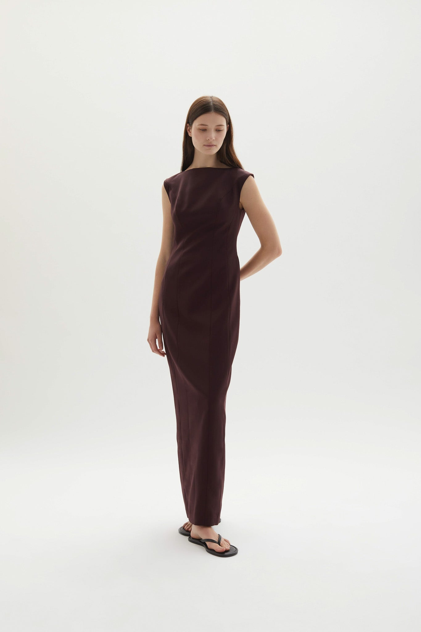 Kelli Maxi Dress Plum
