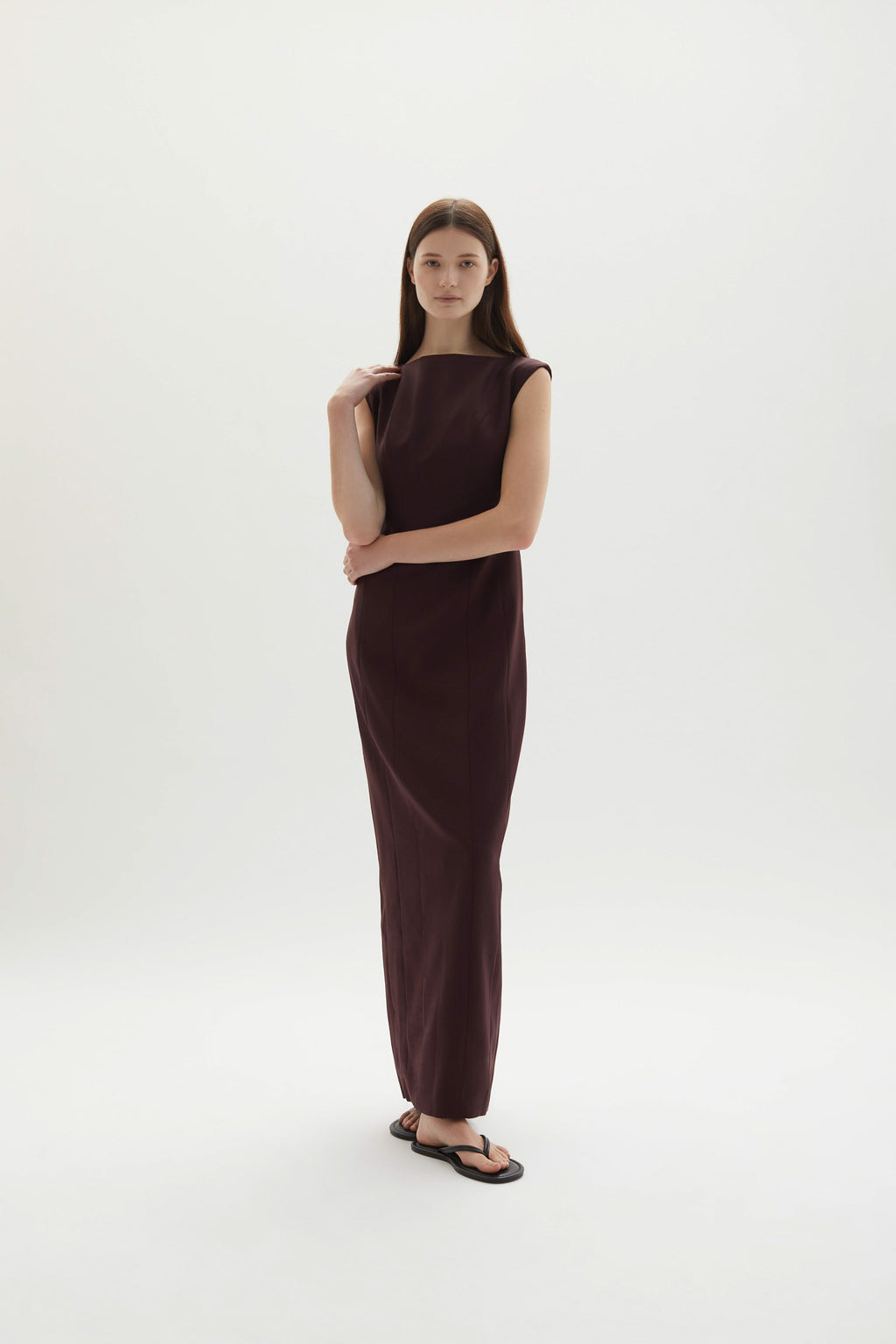 Kelli Maxi Dress Plum