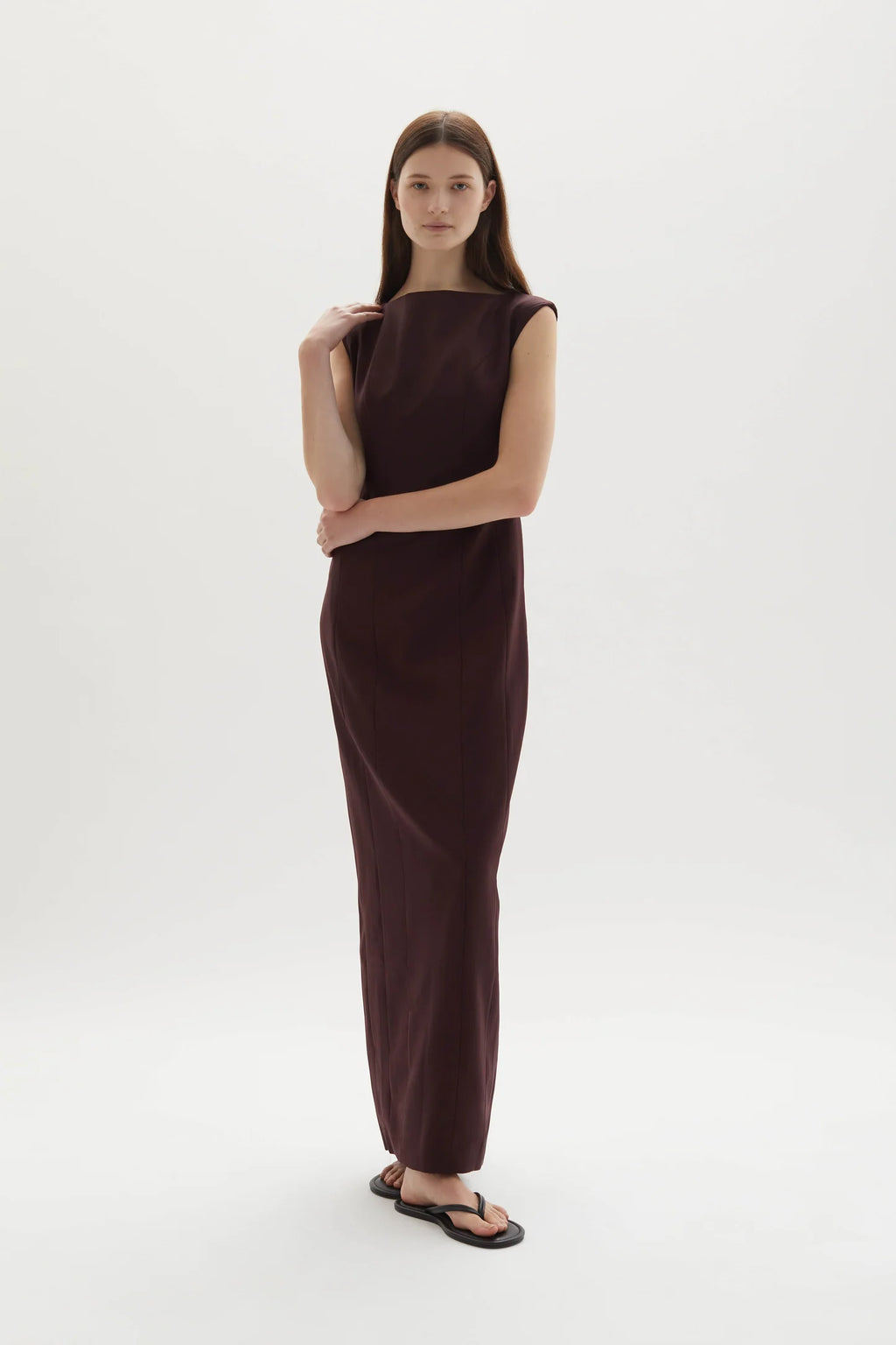 Kelli Maxi Dress Plum