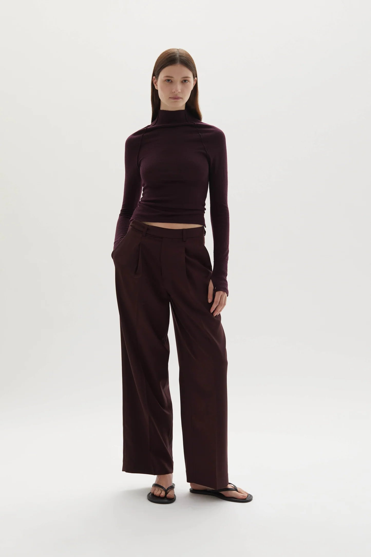 Ila Trouser Plum