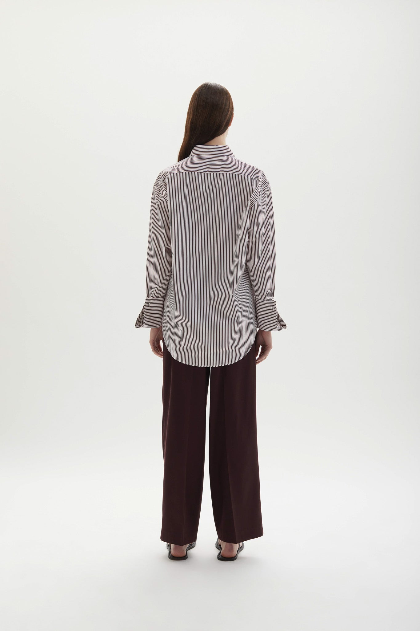 Lowell Shirt Plum Stripe