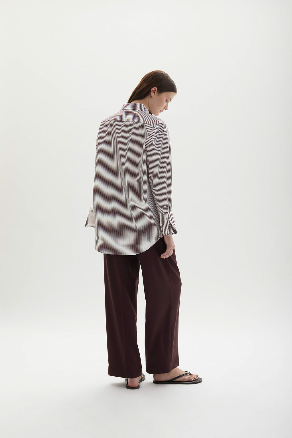 Lowell Shirt Plum Stripe
