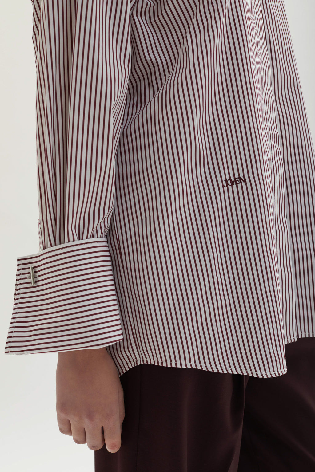 Lowell Shirt Plum Stripe