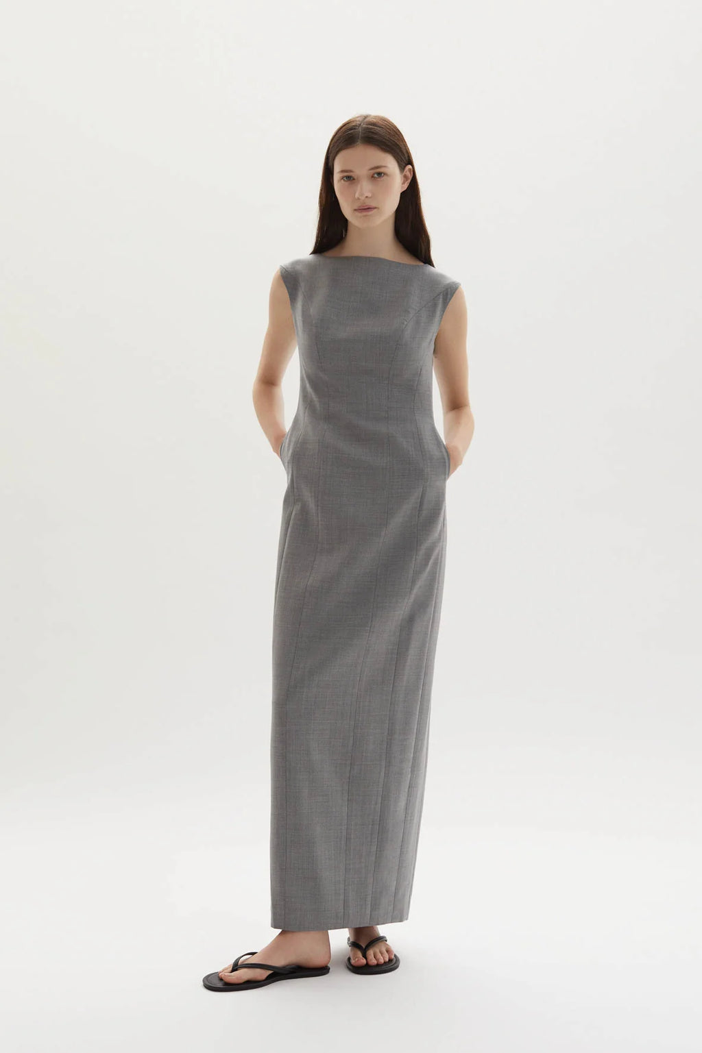 Kelli Maxi Dress Gray