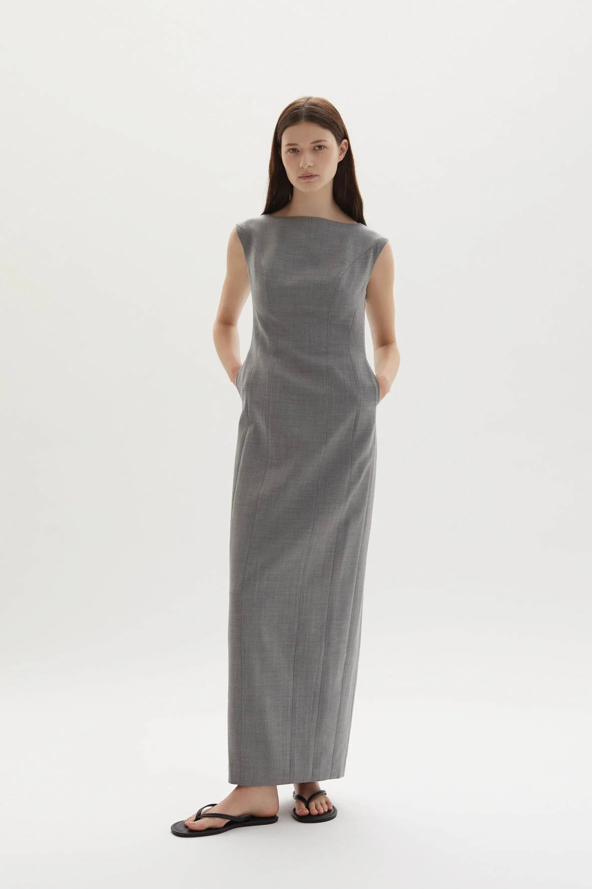 Kelli Maxi Dress Gray