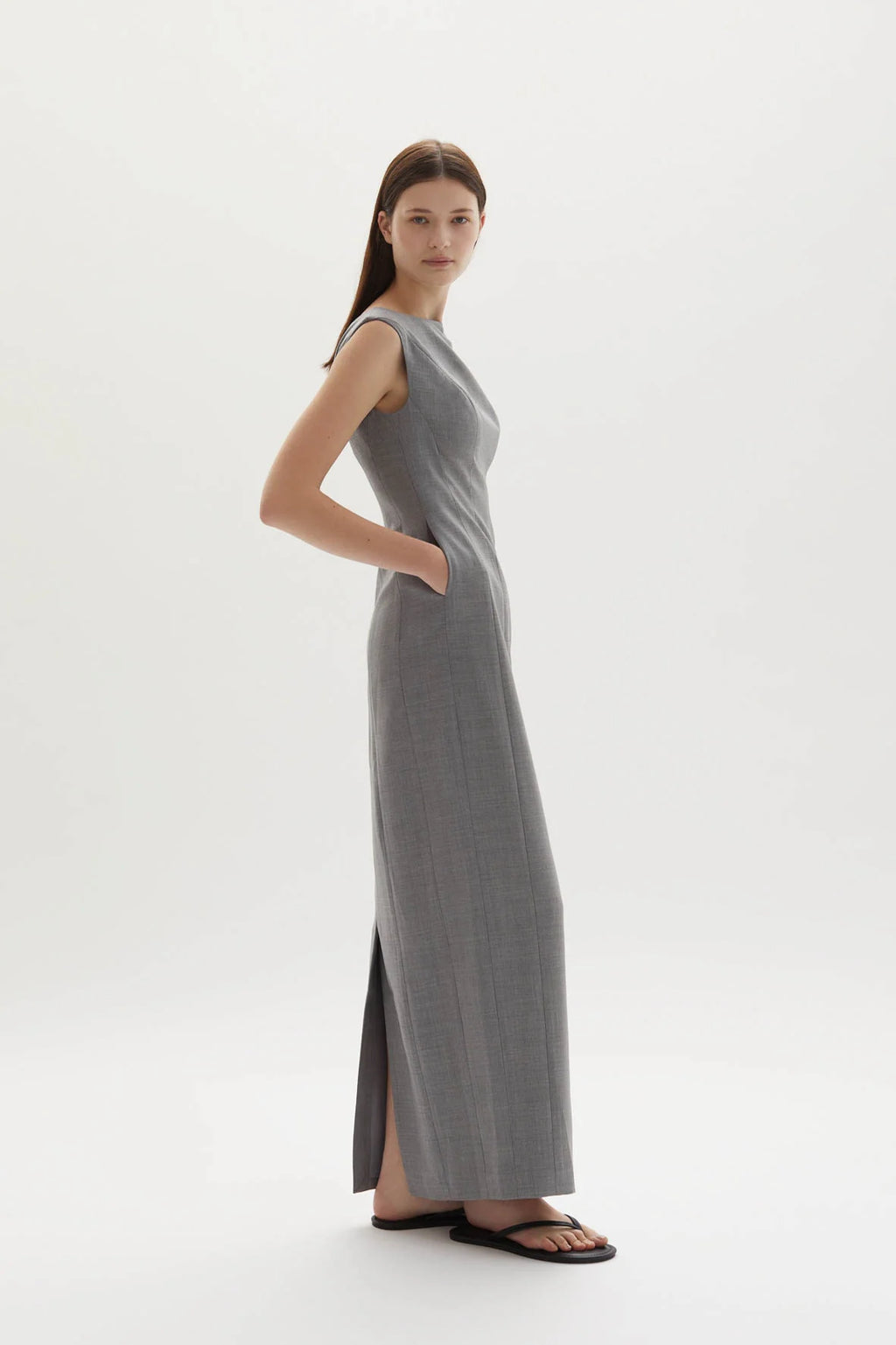 Kelli Maxi Dress Gray
