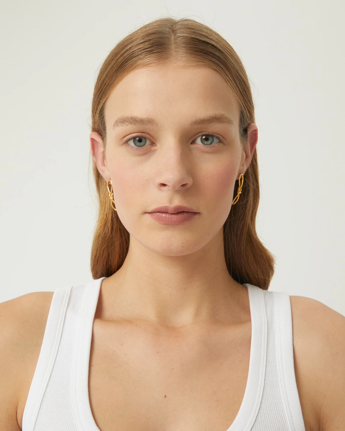 Knotted Mini Earrings Gold